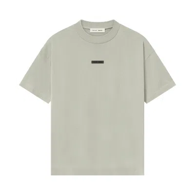Pre-owned Essentials Fear Of God  Classic Short-sleeve Tee 'abbey Stone' | Grey | Men's Size M In Gray