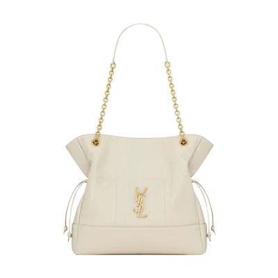 Pre-owned Saint Laurent Small Jamie Shopping Tote 'crema Soft' | Cream | Women's Size Onesize In White