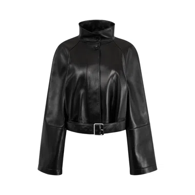 Pre-owned Loewe Short Trench 'black' | Women's Size 38