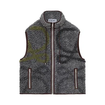 Pre-owned Loewe Wool Blend Vest 'multicolor' | Multi-color | Men's Size L