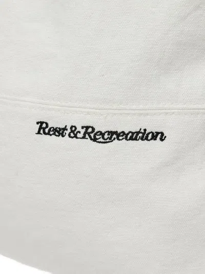 Rest&recreation Cotton Tote Bag In White