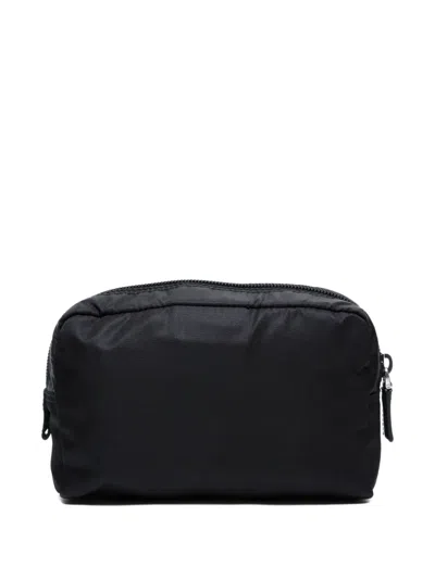 Pre-owned Prada 2000-2015 Nylon Pouch In Black