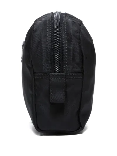 Pre-owned Prada 2000-2015 Nylon Pouch In Black