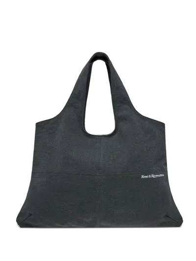 Rest&recreation Cotton Tote Bag In Gray