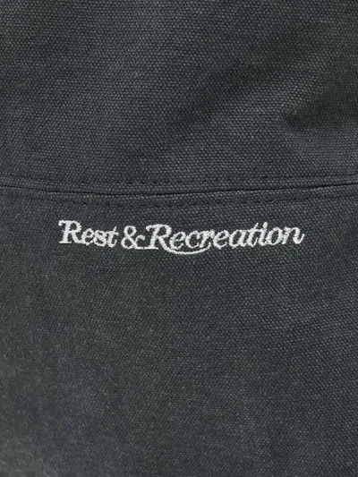 Rest&recreation Cotton Tote Bag In Gray