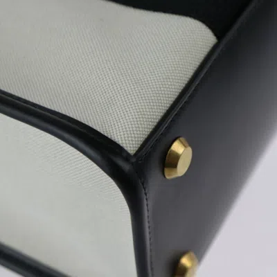Pre-owned Balenciaga Black Canvas Leather Handbag Shoulder Bag Tote Bag ()