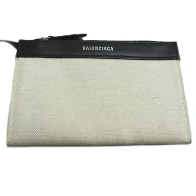 Pre-owned Balenciaga Black Cotton Canvas Leather Shoulder Bag ()