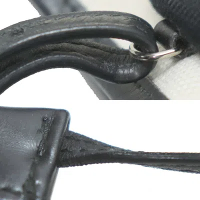 Pre-owned Balenciaga Black Cotton Canvas Leather Shoulder Bag ()