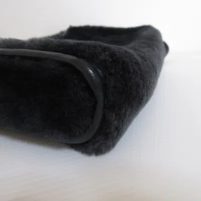 Pre-owned Balenciaga Black Fur Shoulder Bag ()
