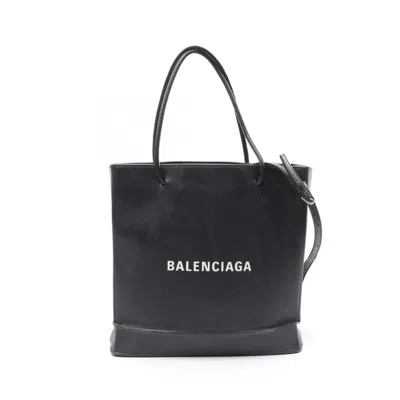 Pre-owned Balenciaga Black Leather Tote Bag ()