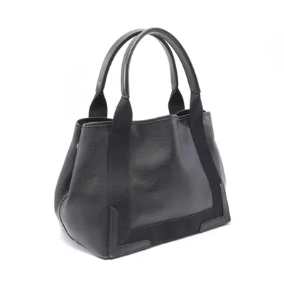 Pre-owned Balenciaga Black Leather Tote Bag ()