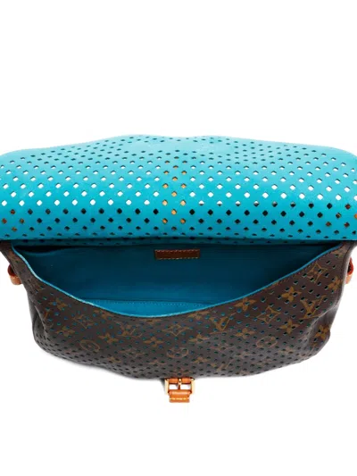 Pre-owned Louis Vuitton 2011 Florence Sommeil Monogram Shoulder Bag In Brown