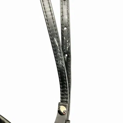 Pre-owned Balenciaga Black White Canvas Leather Handbag Shoulder Bag ()
