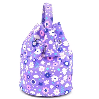 Pre-owned Balenciaga Multi-color Purple Nylon Canvas Handbag Shoulder Bag ()