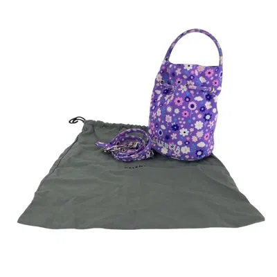 Pre-owned Balenciaga Multi-color Purple Nylon Canvas Handbag Shoulder Bag ()