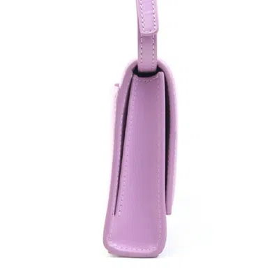 Pre-owned Balenciaga Pink Purple Leather Shoulder Bag ()