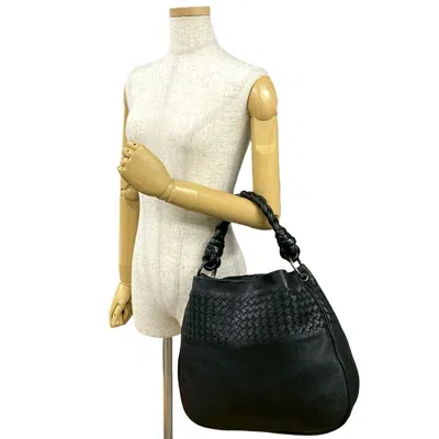 Pre-owned Bottega Veneta Black Leather Handbag Tote Bag ()