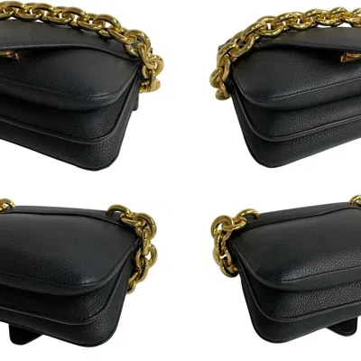 Pre-owned Bottega Veneta Black Leather Handbag Shoulder Bag ()
