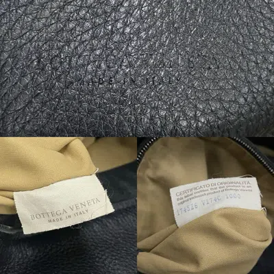 Pre-owned Bottega Veneta Black Leather Handbag Tote Bag ()