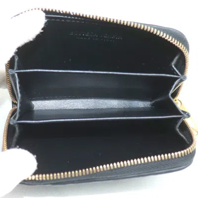 Pre-owned Bottega Veneta Black Leather Long Wallet (bi-fold) ()