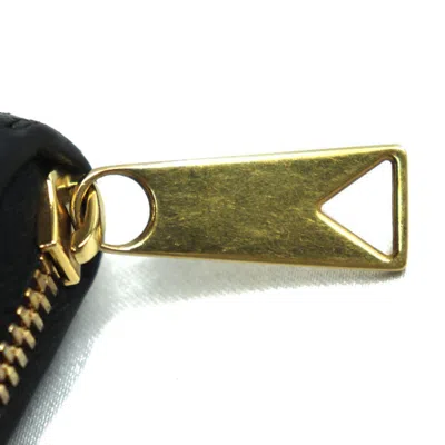 Pre-owned Bottega Veneta Black Leather Long Wallet (bi-fold) ()