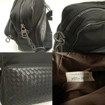 Pre-owned Bottega Veneta Black Leather Shoulder Bag ()