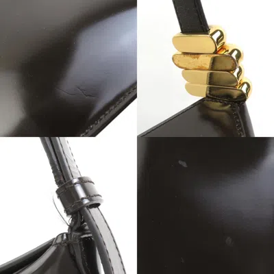 Pre-owned Bottega Veneta Brown Patent Leather Shoulder Bag ()