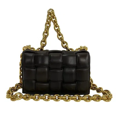 Pre-owned Bottega Veneta Brown Leather Pochette Shoulder Bag ()