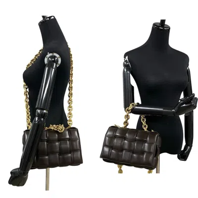 Pre-owned Bottega Veneta Brown Leather Pochette Shoulder Bag ()