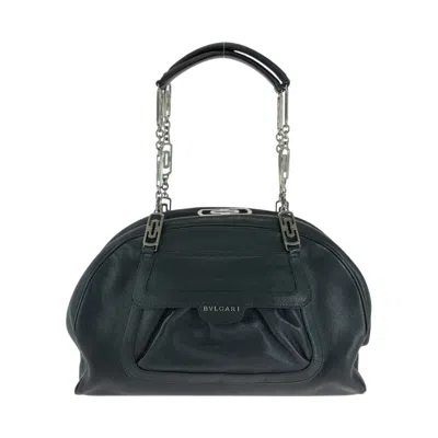 Pre-owned Bvlgari Black Leather Shoulder Bag ()