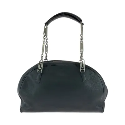 Pre-owned Bvlgari Black Leather Shoulder Bag ()
