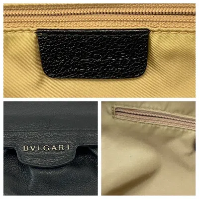 Pre-owned Bvlgari Black Leather Shoulder Bag ()