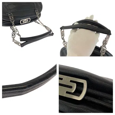 Pre-owned Bvlgari Black Leather Shoulder Bag ()