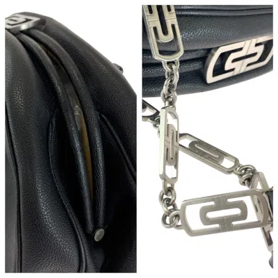 Pre-owned Bvlgari Black Leather Shoulder Bag ()