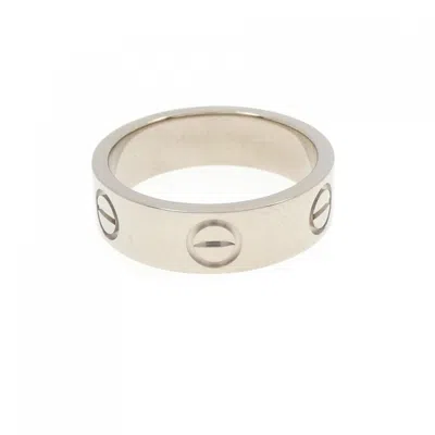 Pre-owned Cartier White Gold White Gold (18k) Band Ring ()