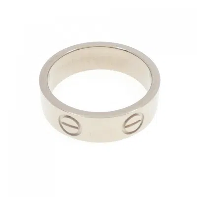 Pre-owned Cartier White Gold White Gold (18k) Band Ring ()
