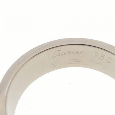 Pre-owned Cartier White Gold White Gold (18k) Band Ring ()