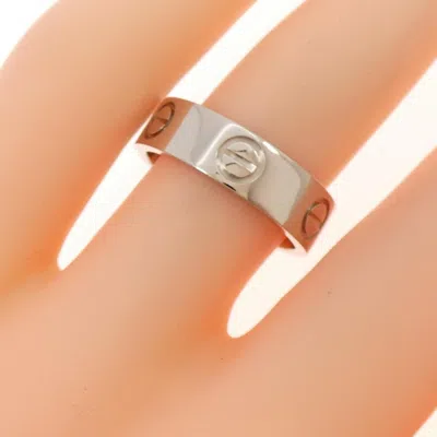 Pre-owned Cartier White Gold White Gold (18k) Band Ring ()