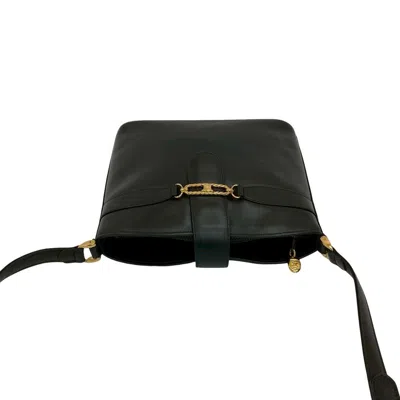 Pre-owned Celine Black Leather Pochette Shoulder Bag ()