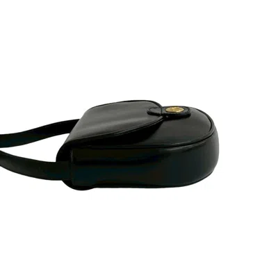 Pre-owned Celine Black Leather Pochette Shoulder Bag ()
