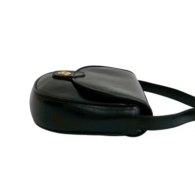 Pre-owned Celine Black Leather Pochette Shoulder Bag ()