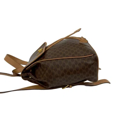 Pre-owned Celine Brown Leather Backpack ()