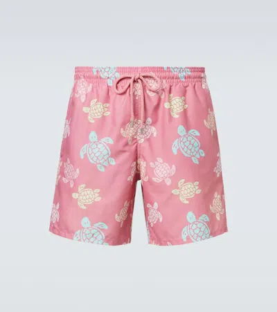 Vilebrequin Drawstring Turtles Swim Shorts In Multi