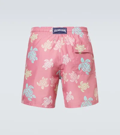 Vilebrequin Drawstring Turtles Swim Shorts In Multi