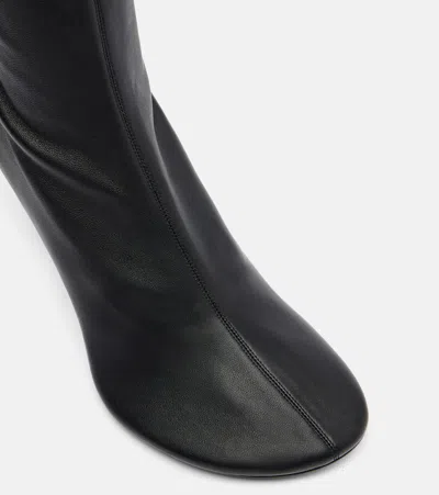 Acne Studios Back Tab Ankle Boot In Black