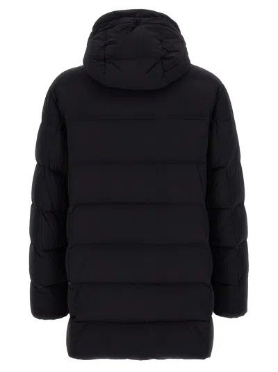 Moorer Gorner Puffer Jackets Blue In Black