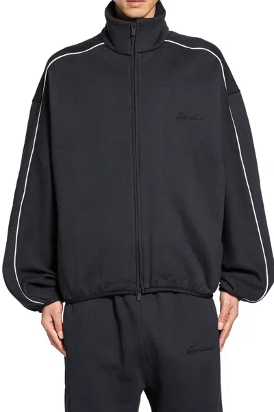 Fear Of God Giacca Da Pista Moderna Con Bordature In Black