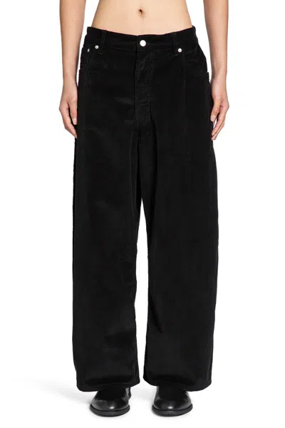 Studio Nicholson Black Paulo Trousers In Black