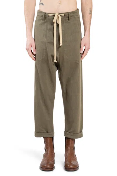 Uma Wang Trousers In Green