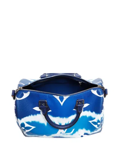 Pre-owned Louis Vuitton Speedy 30 手提包（2020年典藏款） In Blue